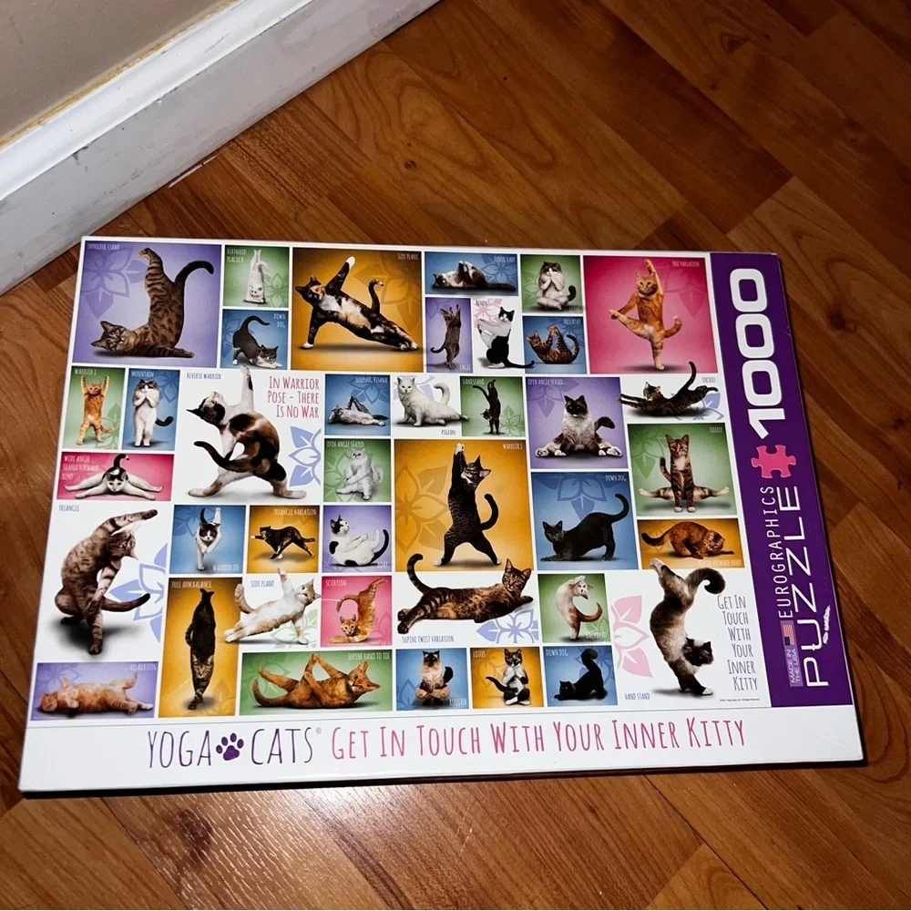 Yoga Cats Eurographics 1000 Piece Jigsaw Puzzle
